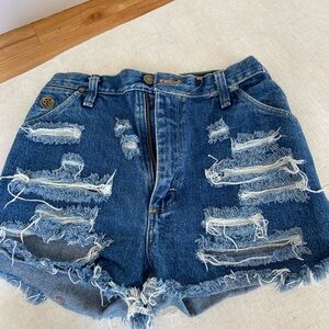 Vintage wrangler denim shorts